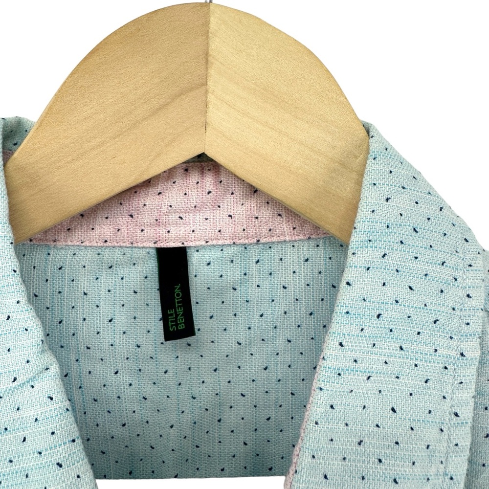 United Colors of Benetton Cotton Embroidered Button Down - Picture 3 of 11